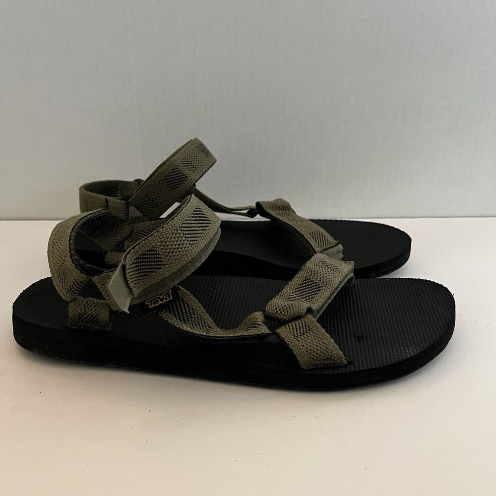 Teva Original Universal Men’s Sport Water Fishing Sandals Olive Green US 11